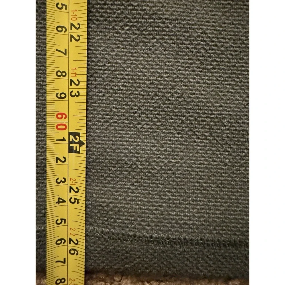 North Face Glacier Fleece Quarter Zip Sweater Green Embroidered Logo Medium JBHS